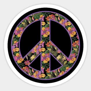 Island Aloha Peace Sticker